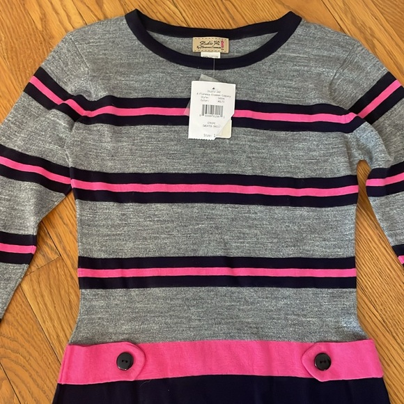 NWT - Florence Eiseman Studio 342 - Girls Knit Dress Size 14 - Picture 2 of 6